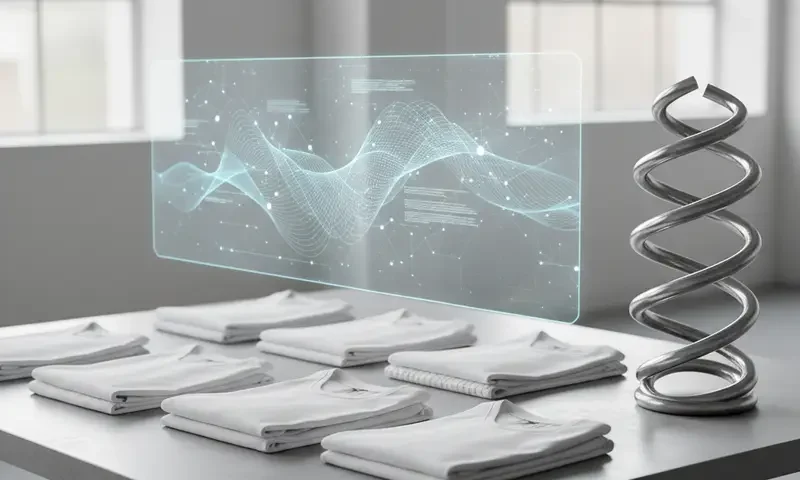 Üretim hattında yer alan tişörtler